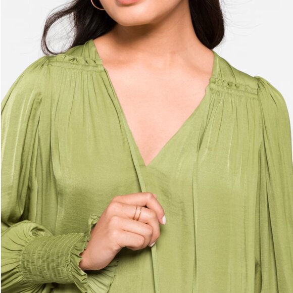 Rebecca Taylor Tie Front Blouse - Picture 4 of 4